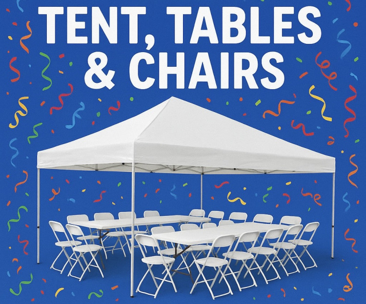 Tents, Tables & Chairs Bundle