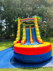 IMG 0411 1758818675 18 FT Rainbow Dual Lane Waterslide