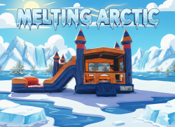 Melting Arctic Dual Lane Slides -Wet or Dry